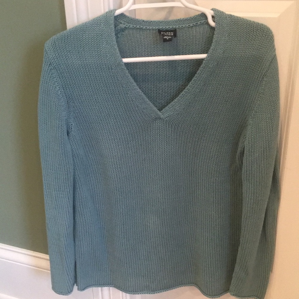 Ellen Fisher small green sweater